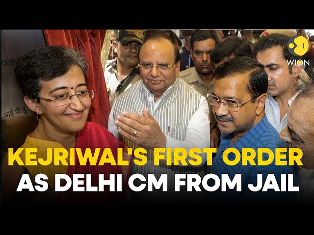 Kejriwal Arrest LIVE: Arvind Kejriwal passed his first order from jail, talks about water department