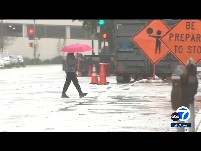 SoCal's first storm of spring arrives, bringing rain and snow