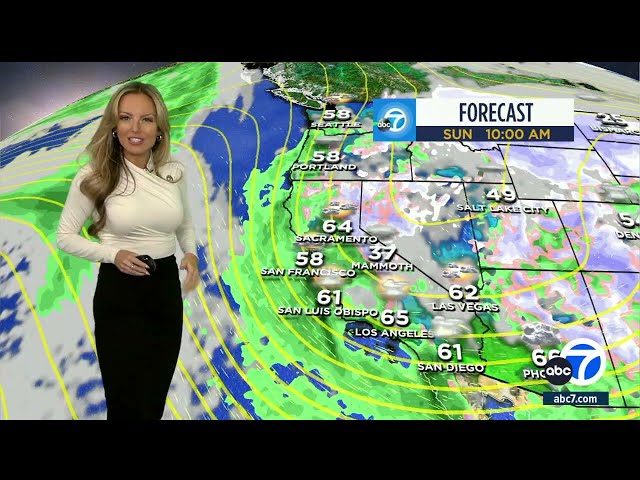 Rain remains in SoCal on Sunday amid cold temperatures