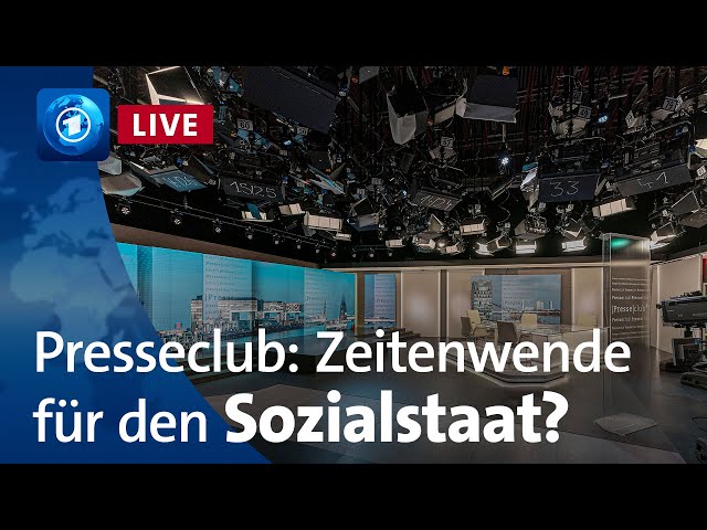 ⁣Mehr Bürgergeld, mehr Rente – braucht auch der Sozialstaat eine Zeitenwende? | ARD-Presseclub