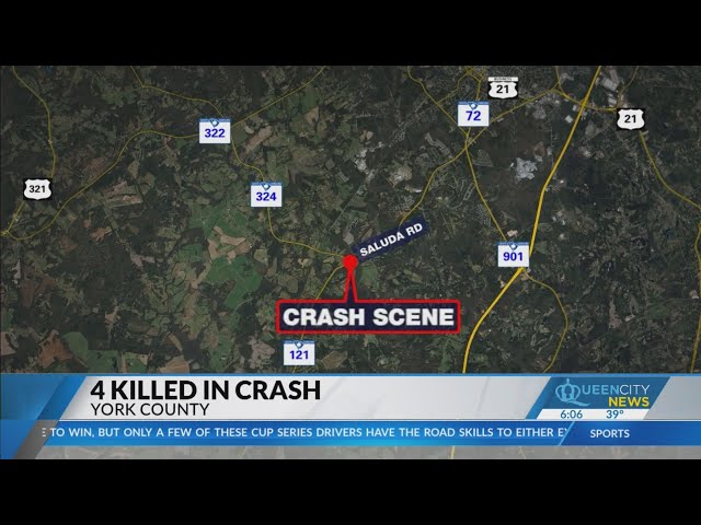 Mom, 3-year-old twins killed in 3-car wreck in York Co.