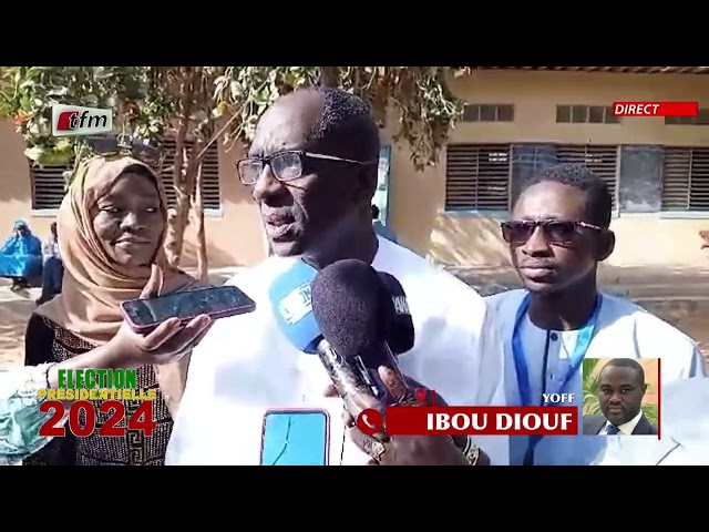 Elections presidentielles 2024 - Vote et réaction de Abdoulaye Diouf Sarr