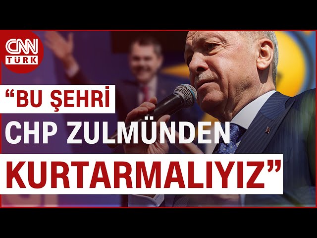 Erdoğan'dan Yeniden Büyük İstanbul Mitingi'nde İmamoğlu'na Eleştiri: "Yarı Zaman