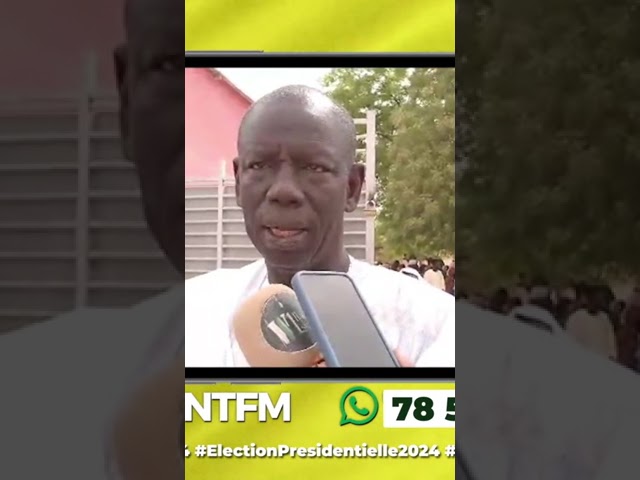 Réaction de Abdoulaye Wilane après son #vote #SunuElection2024 #ElectionPresidentielle2024