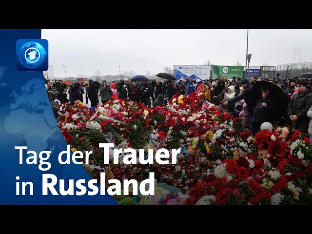 Tag der Trauer in Russland nach Terroranschlag