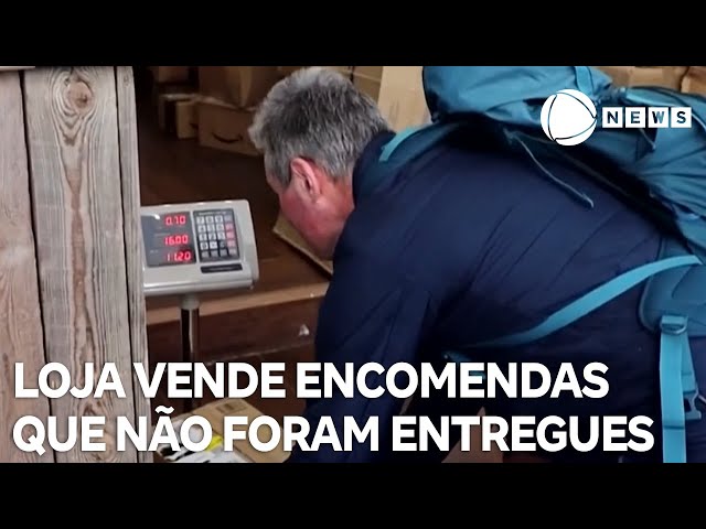 Loja recebe e vende encomendas que não foram entregues