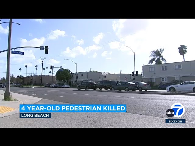 4-year-old struck, killed by car in Long Beach