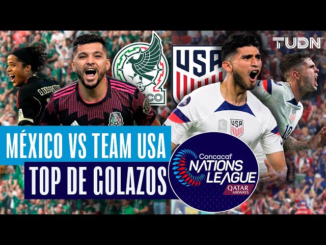  ¡LA RIVALIDAD DE CONCACAF!  Los GOLAZOS entre México y Team USA | TUDN