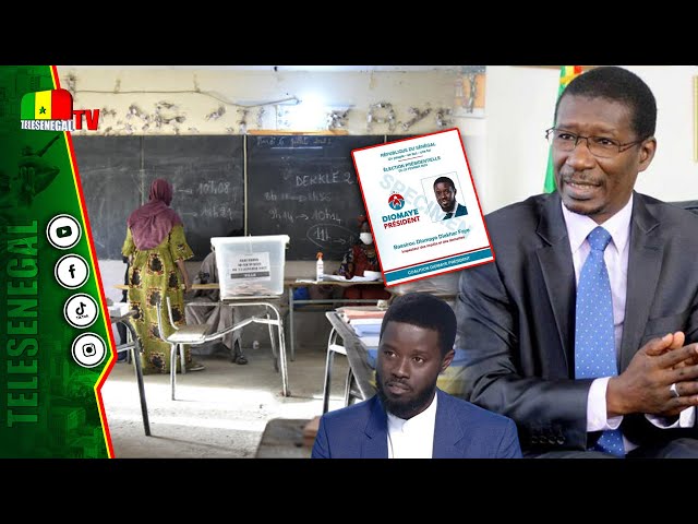 Élections Présidentielles 2024-Reaction de Mary Teuw Niane "Bulletin diomaye dafa wagnékou si..