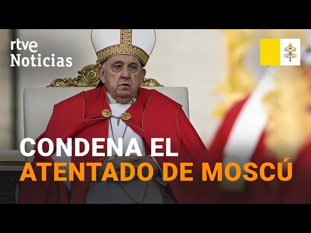 DOMINGO DE RAMOS: El PAPA SUSPENDE la LECTURA de la HOMILÍA con un SILENCIO para REFLEXIONAR | RTVE