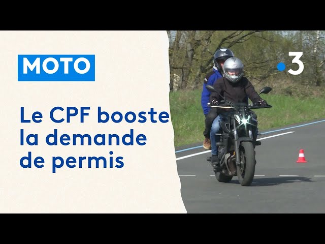 CPF : fort engouement pour le permis moto