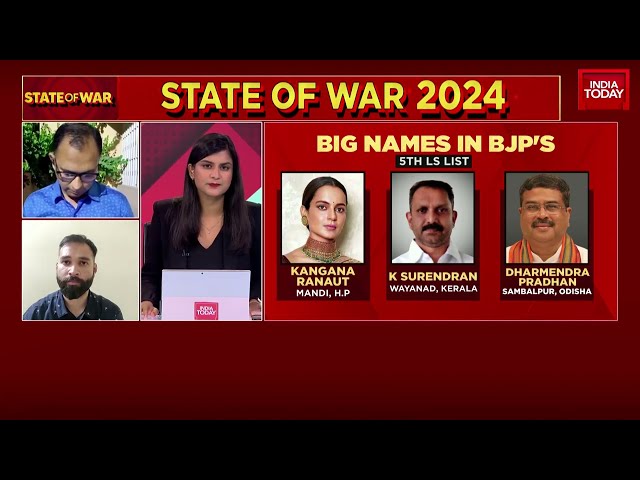 Star Power And Upsets In BJP's 5th Candidate List | Lok Sabha Polls 2024 Updates