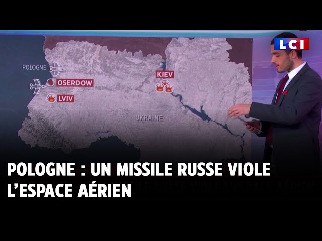 Pologne : un missile russe viole l’espace aérien