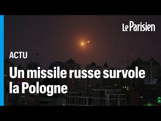 Attaque massive de la Russie en Ukraine : un missile russe viole l'espace aérien de la Pologne