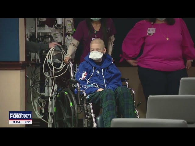 Dallas teen battling leukemia has special Palm Sunday celebration as he is in remission