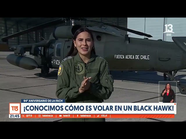 Conocimos cómo es volar en un Black Hawk