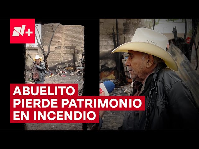 Don Manuel, adulto mayor de 71 años, perdió todo en un incendio - N+