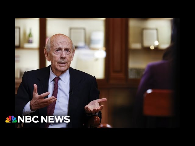 Stephen Breyer says he’d be ‘amazed’ if a Supreme Court justice was behind the Dobbs leak