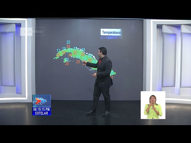 El tiempo en Cuba: día agradable en occidente, escasas lluvias