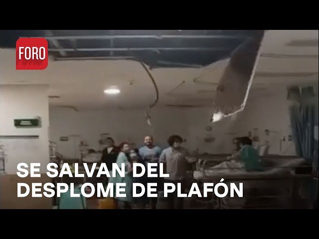 Se desploma plafón en clínica del IMSS de Cancún, Quintana Roo - Las Noticias