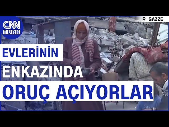 Gazzelilerin İftar Yapacak Ne Masası Var Ne Yemeği... | CNN TÜRK