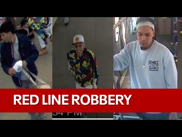 Chicago police seeking to identify suspects in robbery at Belmont Red Line station