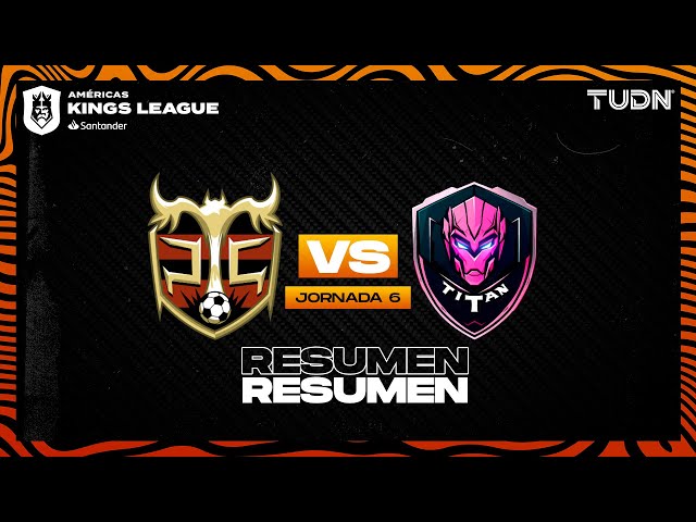 RESUMEN - Peluche Caligari 2-3 Real Titán | Kings League 2024 - J6 | TUDN