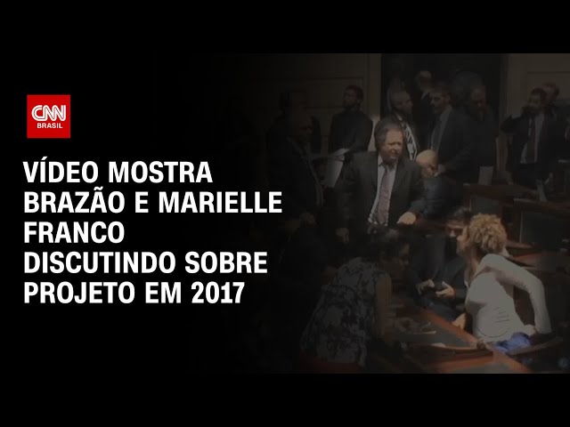 ⁣Vídeo mostra Brazão e Marielle Franco discutindo sobre projeto em 2017 | CNN NOVO DIA