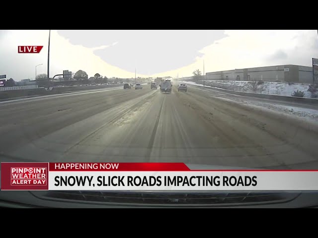 Roads slowly clearing on I-70