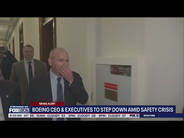 Boeing CEO, executives to step down amid safety concerns