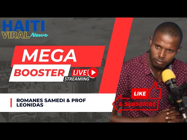 Live: Mega Booster en Direct 25 Mars 2024 sou Radio Mega avec Romanes Samedi & Prof. Leonidas
