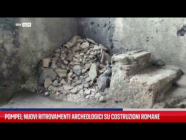 ⁣A Pompei scoperto metodo di costruzione degli antichi romani