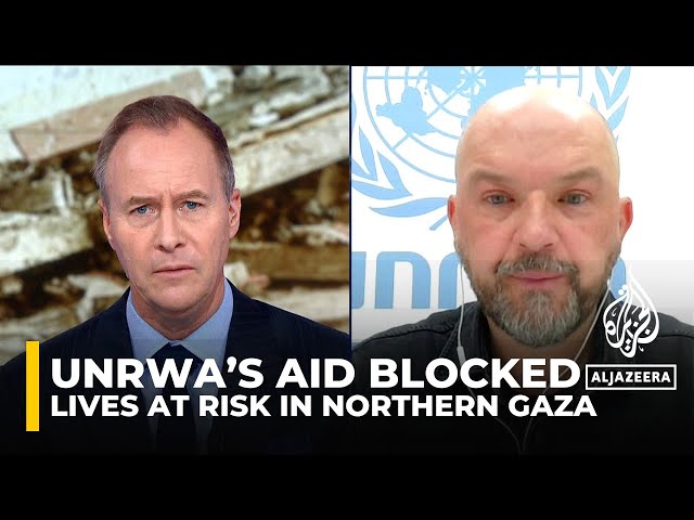 UNRWA warns: Lives at risk due to Israel's aid block in northern Gaza