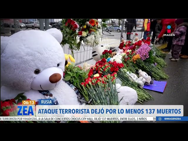 Ataque terrorista en Rusia deja más de 100 muertos | Noticias con Francisco Zea