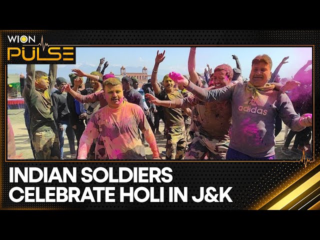 Indian soldiers celebrate Holi across Jammu and Kashmir | WION Pulse