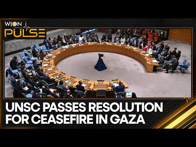 Israel War: UN Security Council passes Gaza ceasefire resolution | WION Pulse