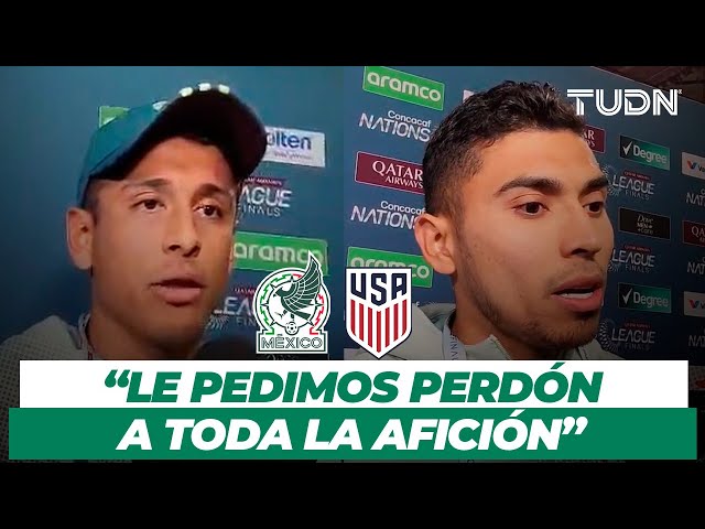 ¡ECOS DE LA DERROTA!  Los jugadores DAN LA CARA tras caer con Estados Unidos UNA VEZ | TUDN