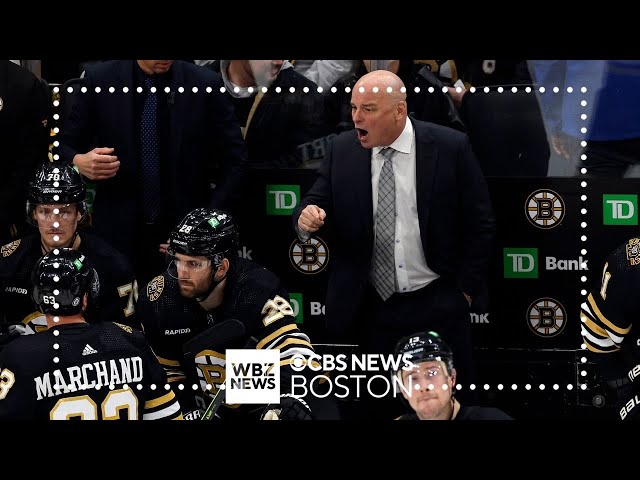 Jim Montgomery explains why he was furious with Bruins players at Monday's practice