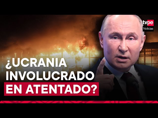 Putin reconoce que el atentado de Moscú fue obra de islamistas pero lo vincula con Ucrania