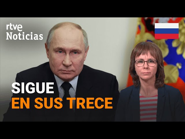 ATENTADO MOSCÚ: PUTIN reconoce que fue OBRA de ISLAMISTAS, pero insiste en señalar a UCRANIA | RTVE