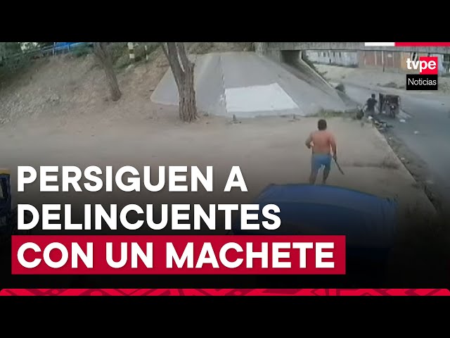 Víctima de robo persiguió a delincuentes con un machete en Sullana