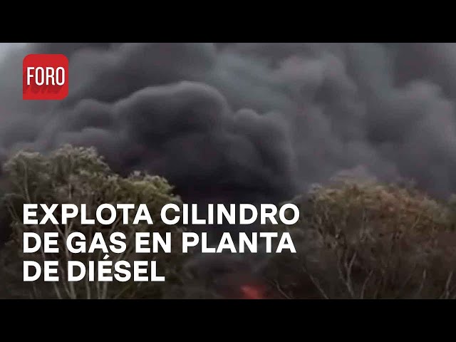 Explosión de tanque de gas en Tequisquiapan, Querétaro, es atendida por servicios de emergencia