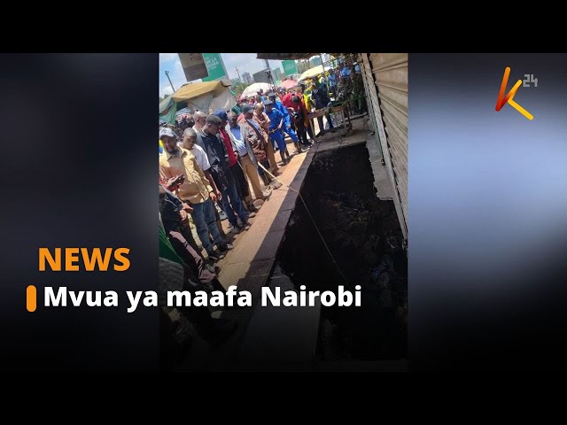 ⁣Watu wanne wafariki baada ya kusombwa na maji katika jiji la Nairobi usiku wa kuamkia leo