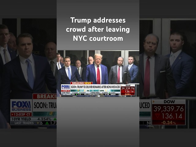 Trump insists ‘we did nothing wrong’ as he exits NYC courtroom #shorts