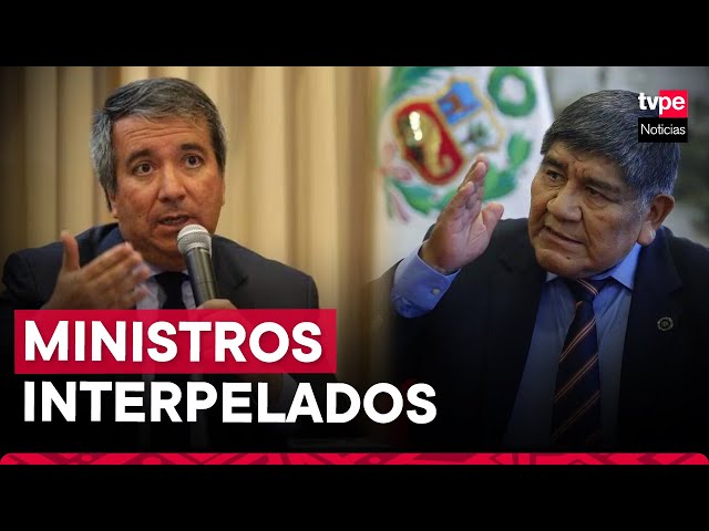 Congreso interpeló a los titulares del MTC y Minam