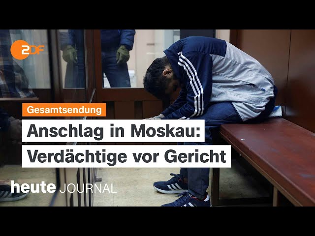 ⁣heute journal vom 25.03.2024 Anschlag in Moskau, Angriff auf Kiew, Sicherheitsrat fordert Waffenruhe