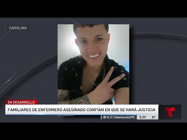 Familiares le dan último adiós a joven enfermero que fue asesinado en Carolina