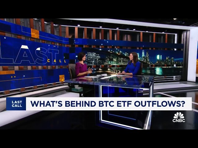 What's behind bitcoin's volatility and ETF outflows?