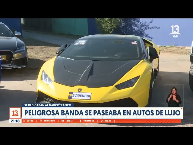 Peligrosa banda se paseaba en autos de lujo