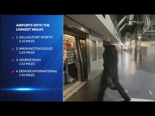 DIA among airports with longest walks for passengers